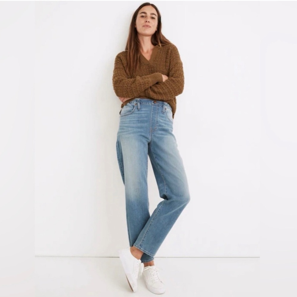 Madewell Pull-On Jeans in Keefe Wash